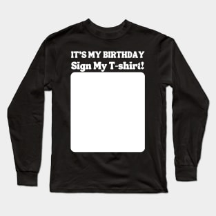 May Birthday Long Sleeve T-Shirt